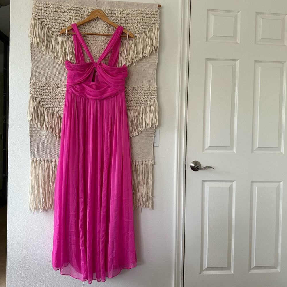 Adam Lippes Knot Front Maxi Dress